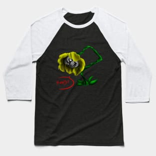 Flowey - Howdy! Baseball T-Shirt